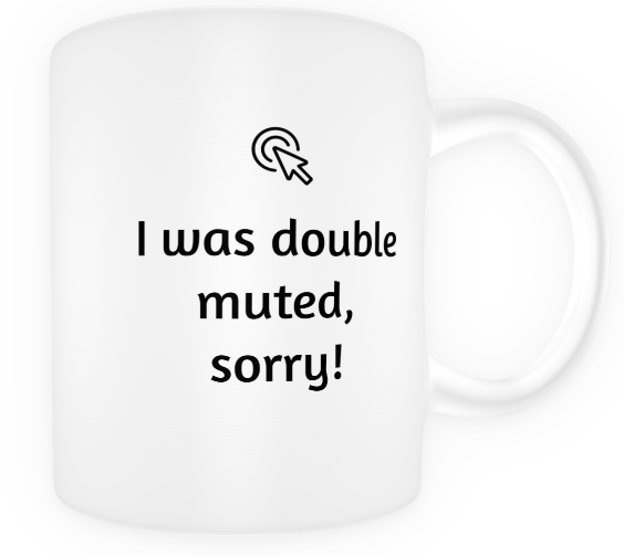 Virtual Meetings Lingo Mugs