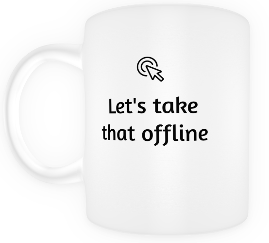 Virtual Meetings Lingo Mugs