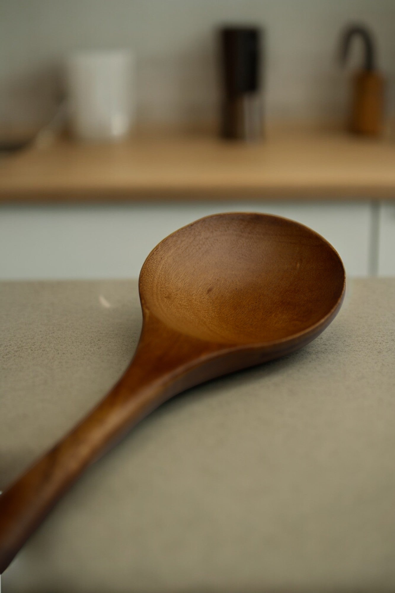 Thai Teak Natural Wood Tableware Spoon