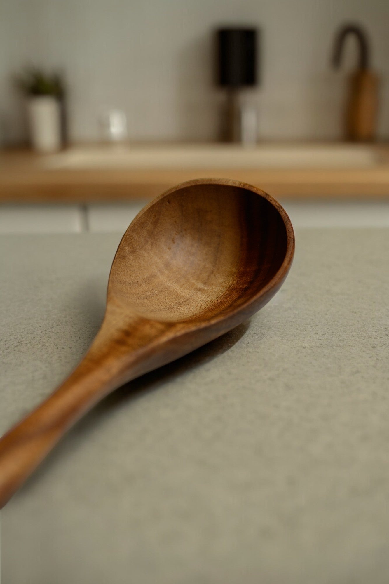 Thai Teak Natural Wood Tableware Spoon