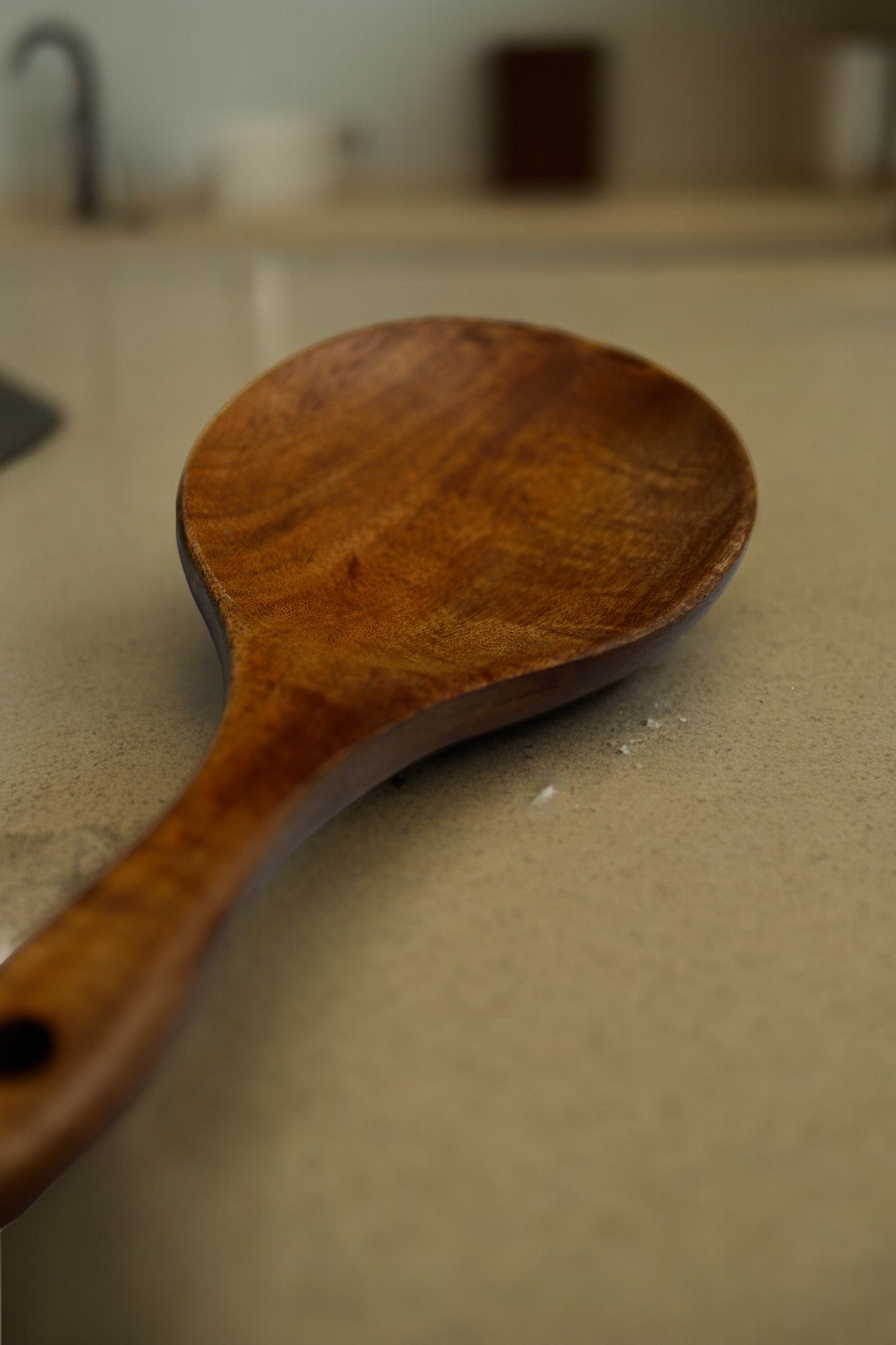 Thai Teak Natural Wood Tableware Spoon